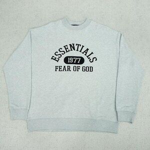 Fear of God Light Grey Crewneck Sweatshirt 1977 Commemorative Edition